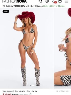 Fashion Nova Plush Western Hat - Burgundy